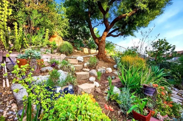 front view of a house with a small yard