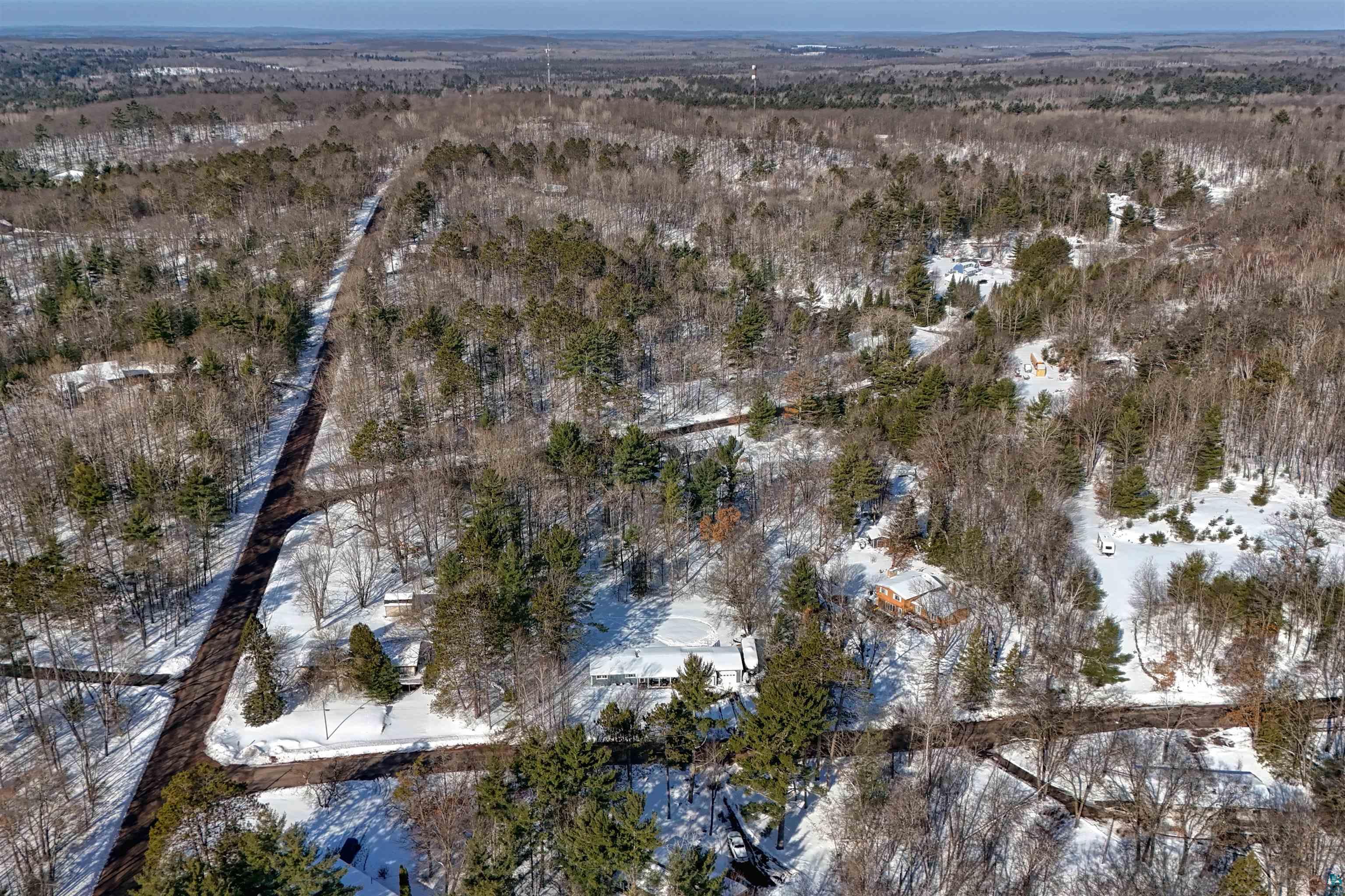 10719 North Oak Ridge Street Hayward, WI 54843 - Photo 51 of 57 View of snowy aerial view