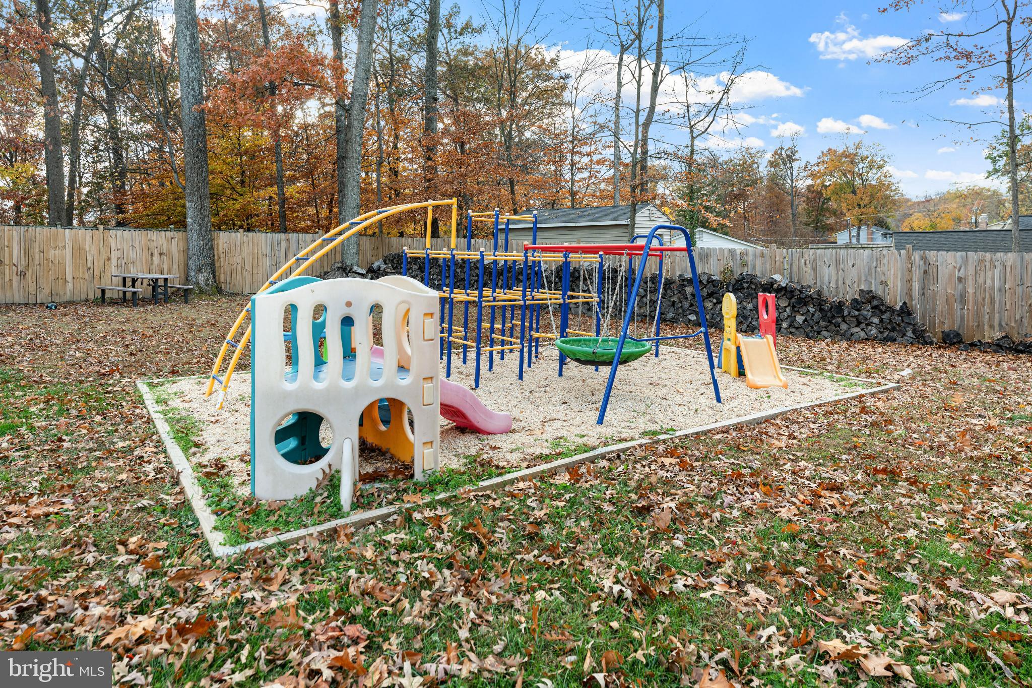 6910 Ontario Street Springfield, VA 22152 - Photo 42 of 44 a view of small yard with wooden fence