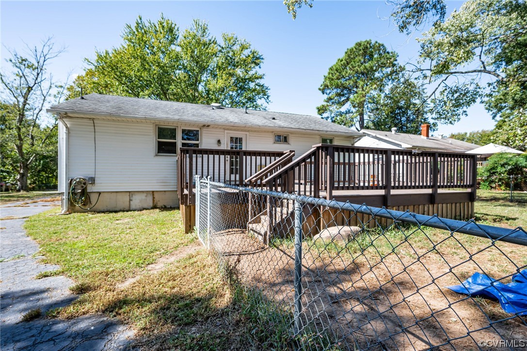 16001 Meridian Avenue Chester, VA 23831 - Photo 21 of 26 a view of a house with backyard and sitting area