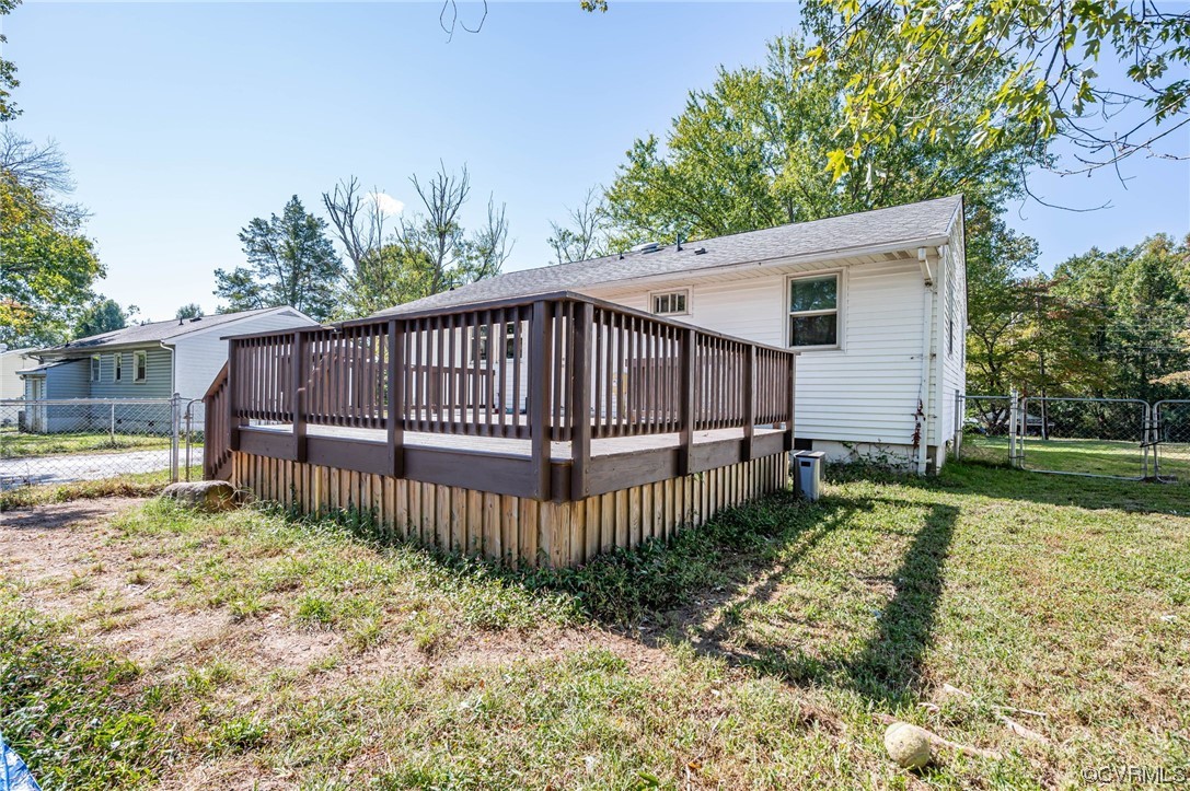 16001 Meridian Avenue Chester, VA 23831 - Photo 23 of 26 a view of a house with wooden fence