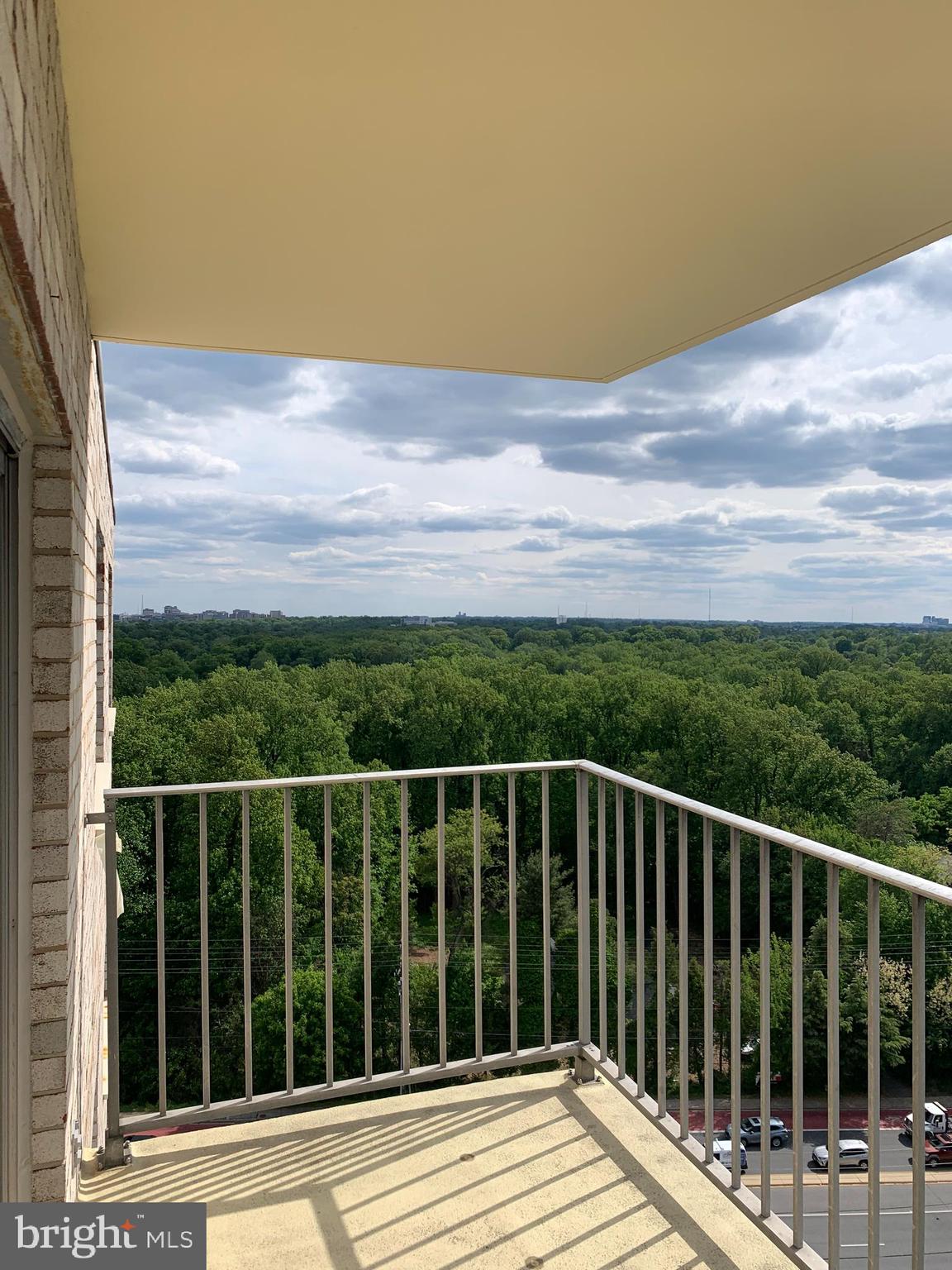 1111 University Boulevard West, Unit 1406A Silver Spring, MD 20902 - Photo 1 of 25 Balcony View of Sligo creek