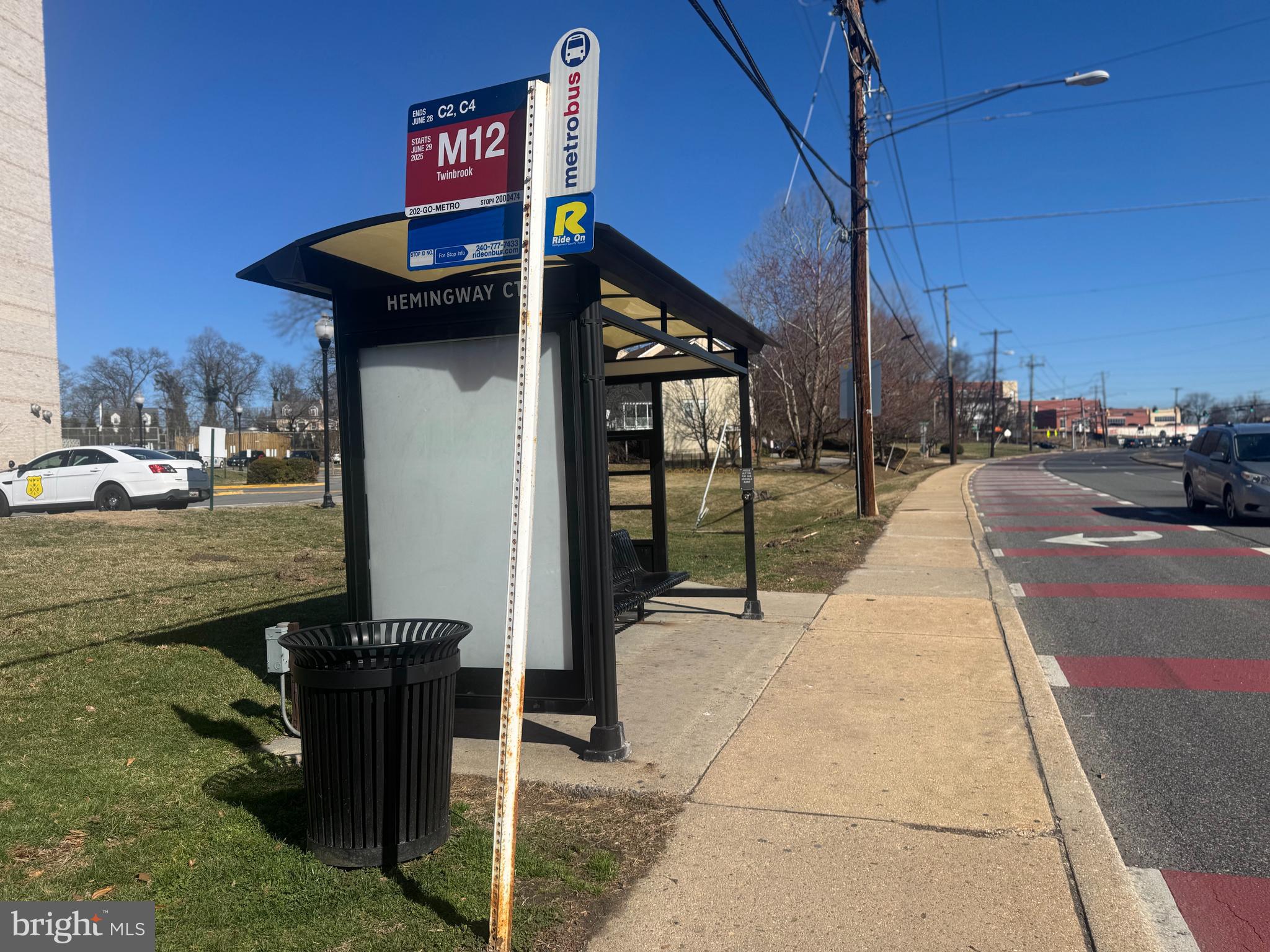 1111 University Boulevard West, Unit 1406A Silver Spring, MD 20902 - Photo 20 of 25 Bus stop located in front on University Blvd.