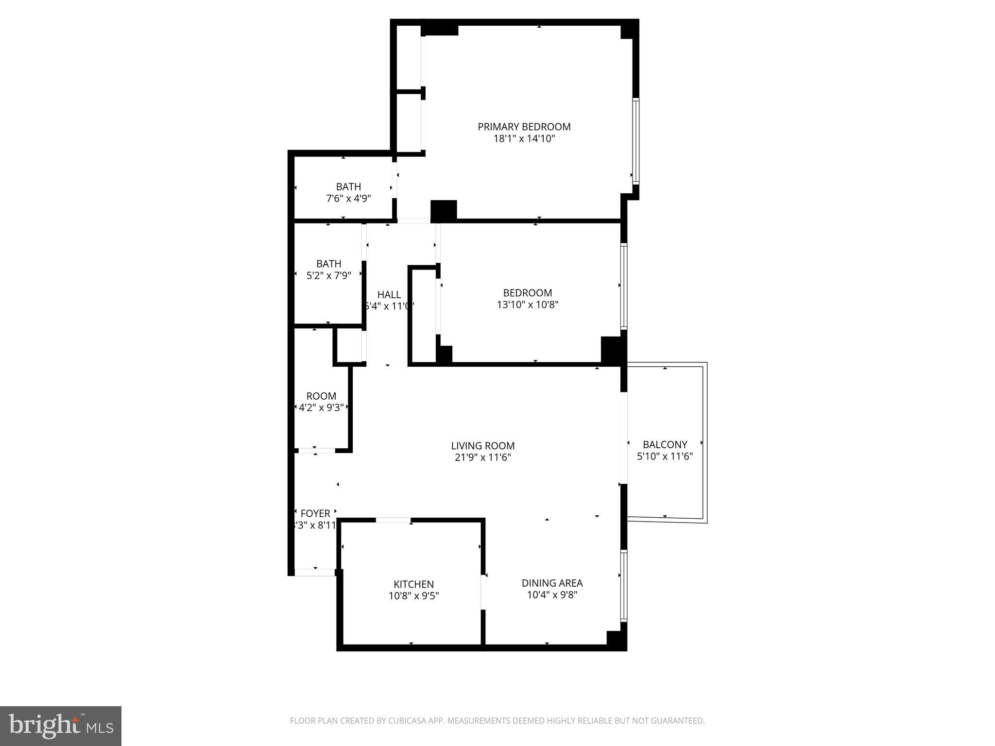 1111 University Boulevard West, Unit 1406A Silver Spring, MD 20902 - Photo 25 of 25 Floor plan