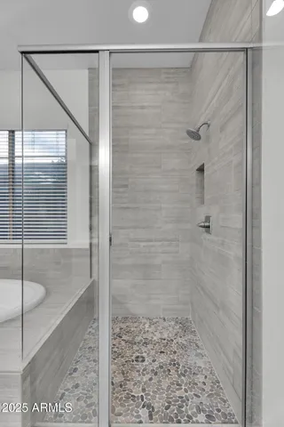 a view of outdoor space with seating