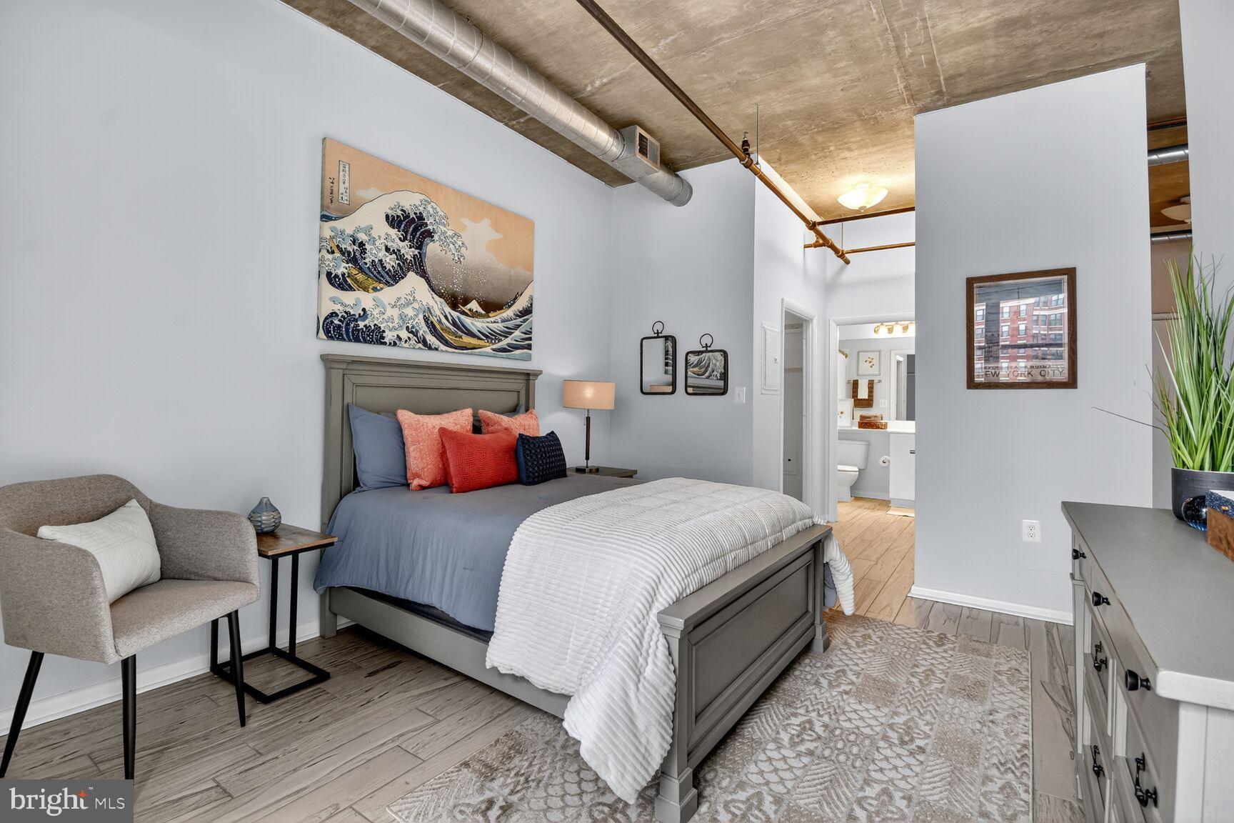 1300 N Street Northwest, Unit 214 Washington, DC 20005 - Photo 9 of 38 Spacious Bedroom