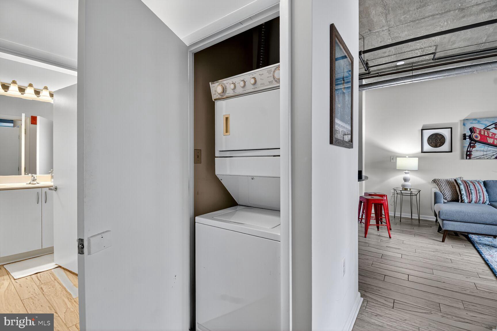 1300 N Street Northwest, Unit 214 Washington, DC 20005 - Photo 14 of 38 In-Unit Laundry