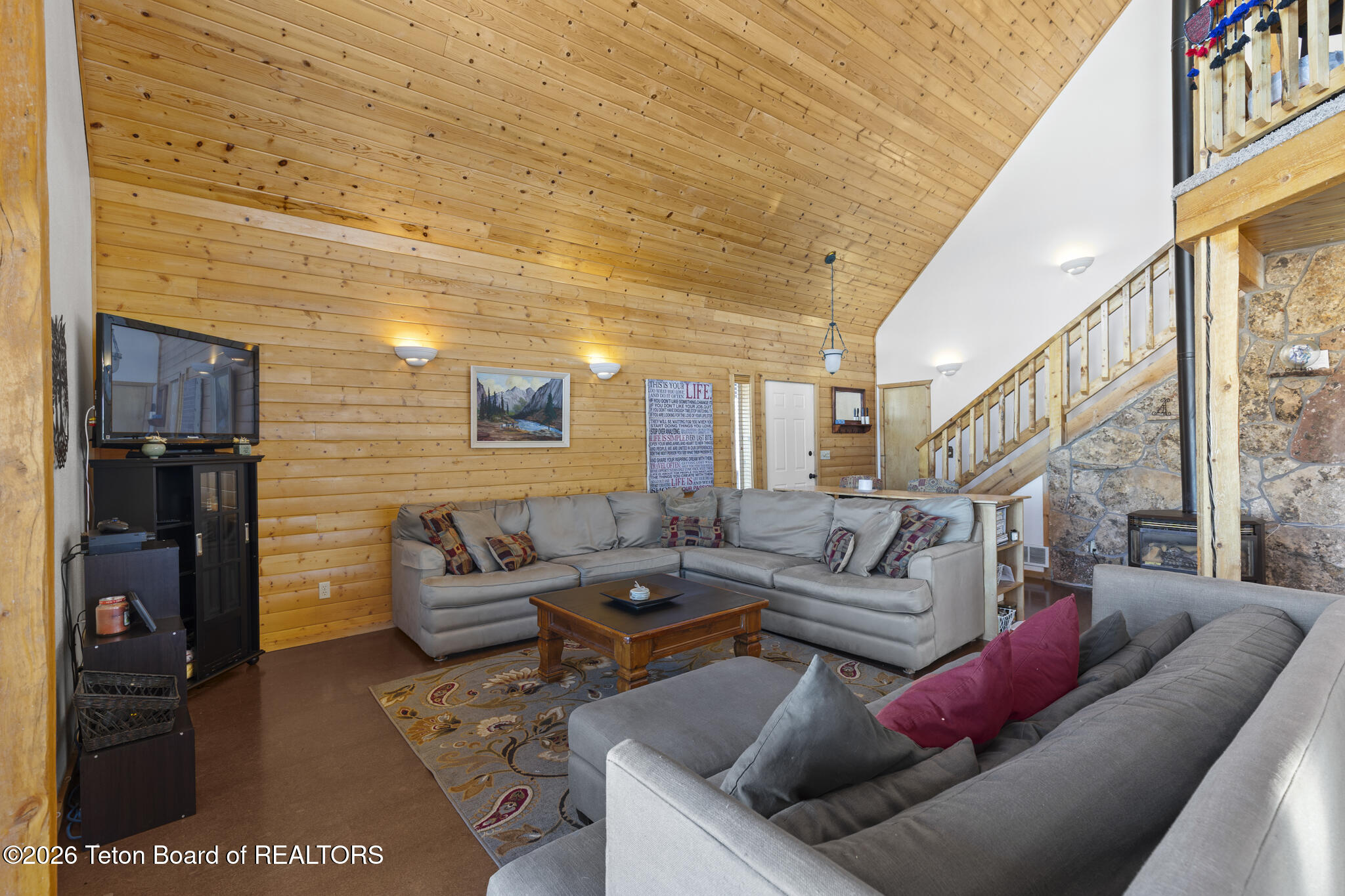 176 Aspen Lane Alpine, WY 83128 - Photo 15 of 48 Living Room