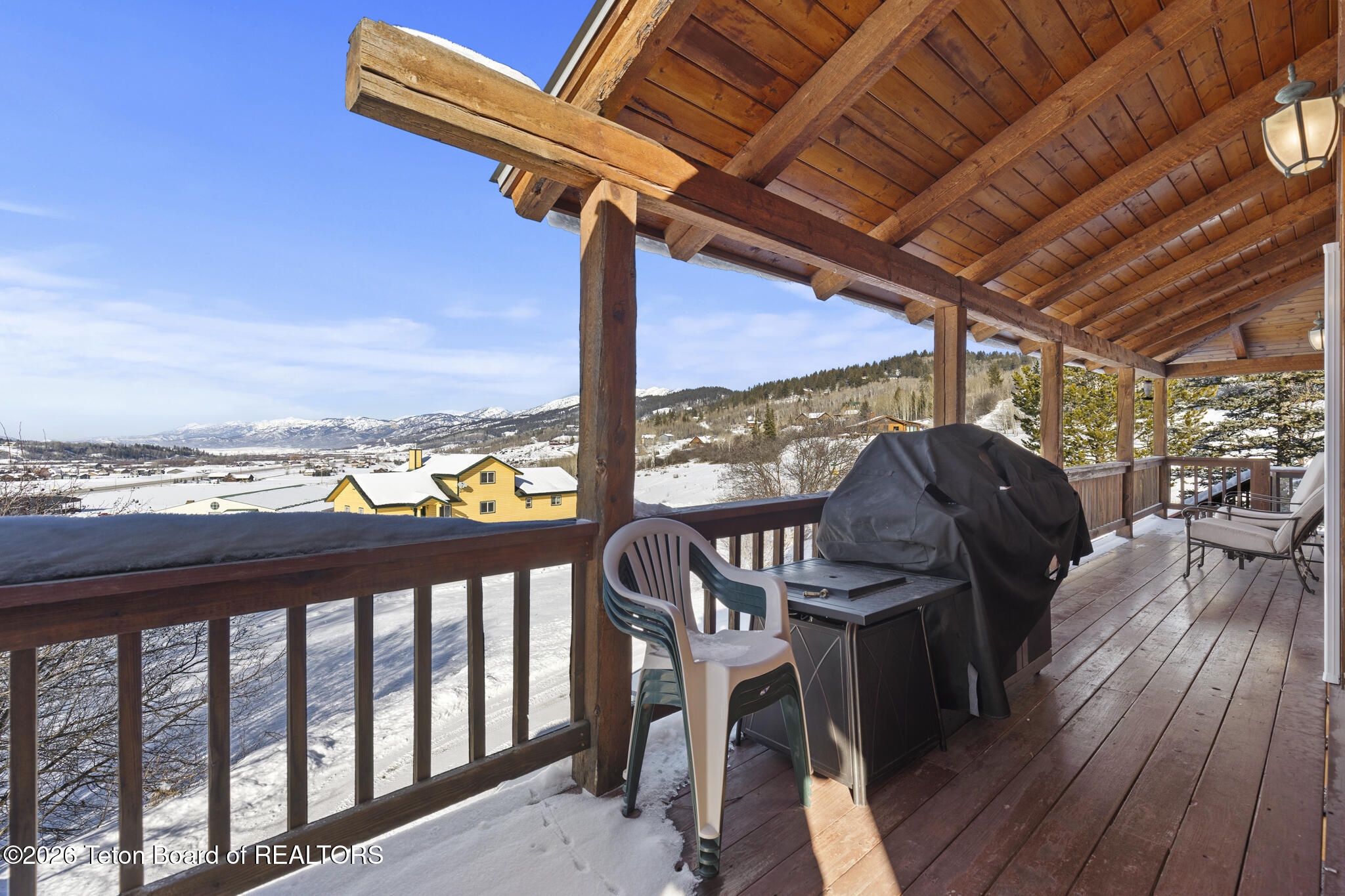 176 Aspen Lane Alpine, WY 83128 - Photo 38 of 48 Deck View