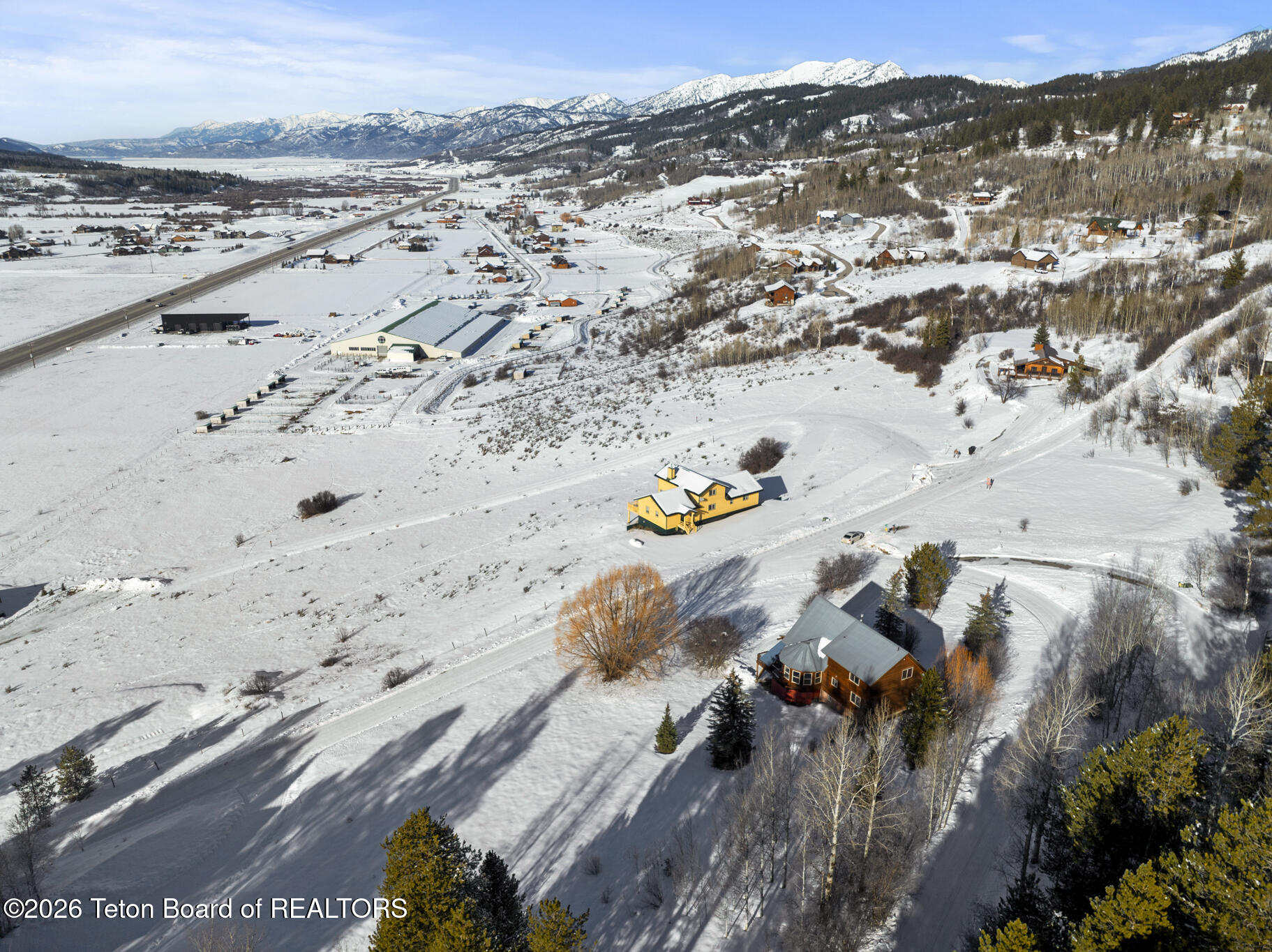 176 Aspen Lane Alpine, WY 83128 - Photo 47 of 48 Drone Aerial