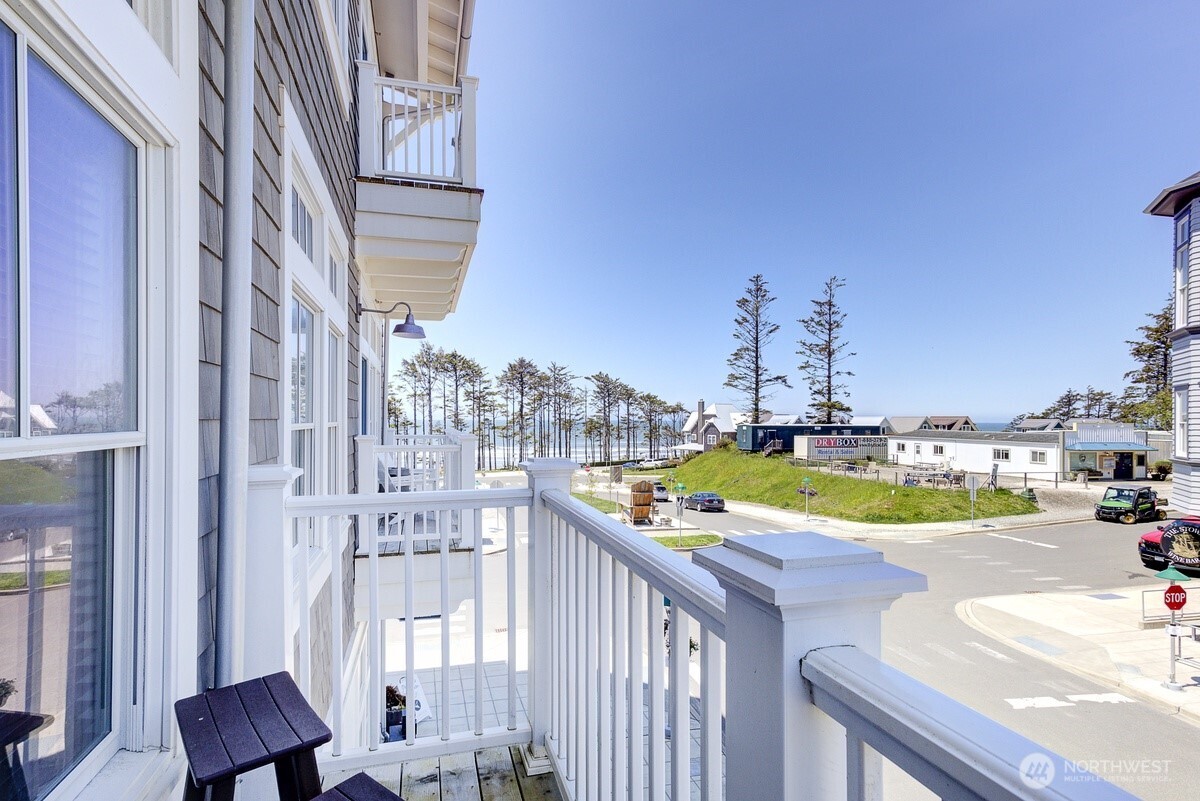 a view of balcony with outdoor space