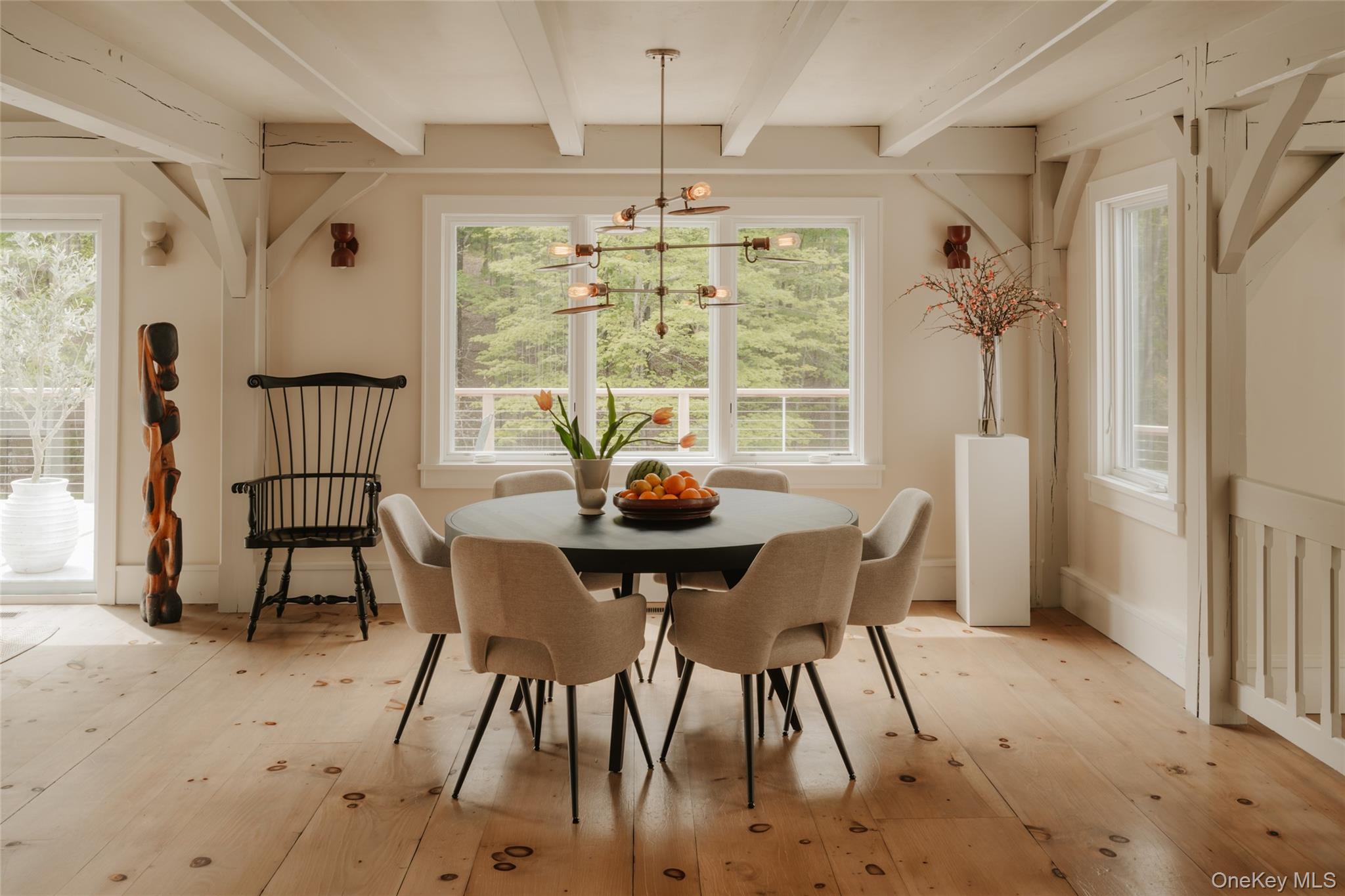 1046 Bulls Head Road Clinton Corners, NY 12514 - Photo 5 of 46 a view of a dining room with furniture window and outside view