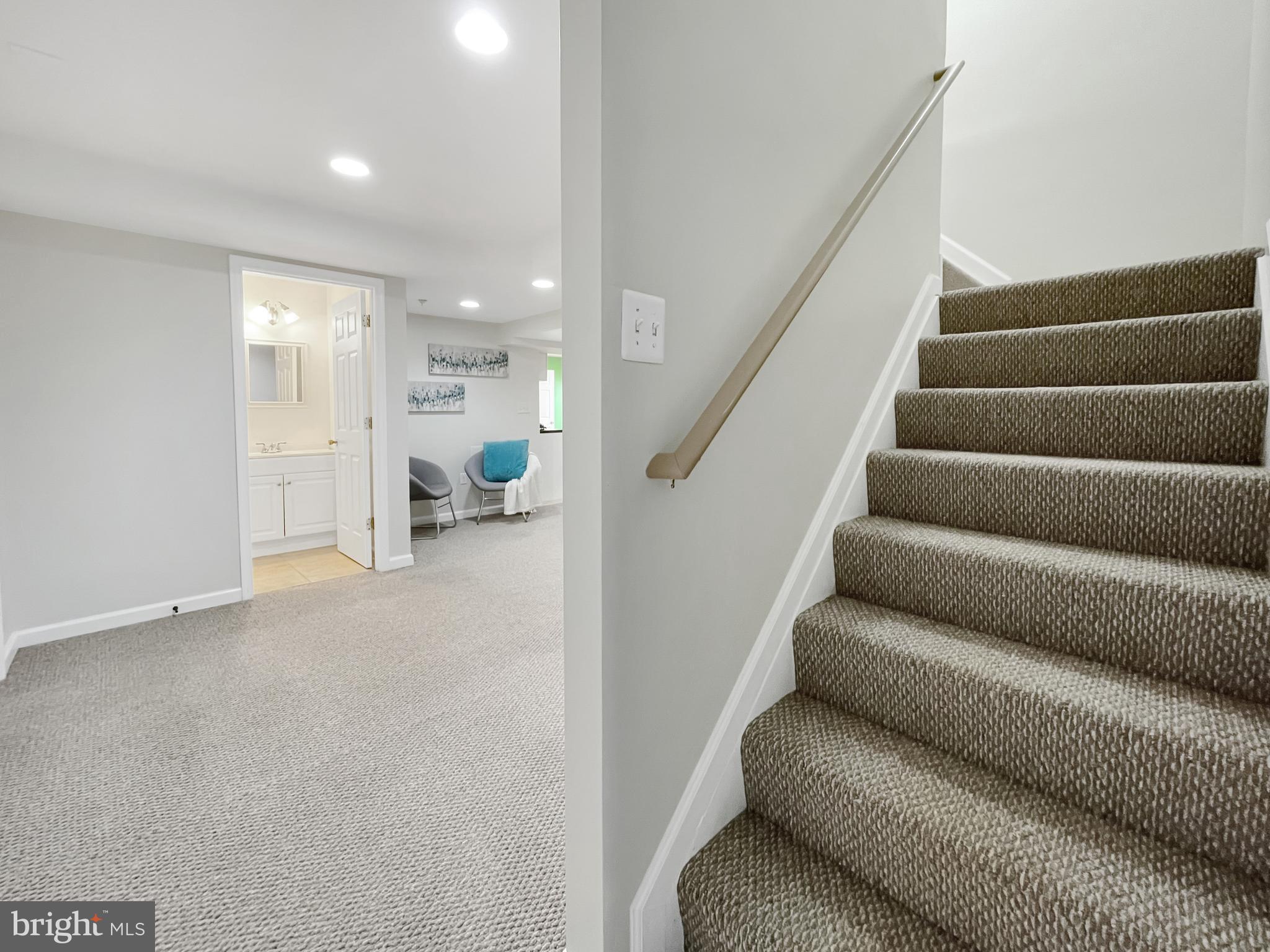 14602 Dufief Mill Road North Potomac, MD 20878 - Photo 44 of 66 Basement Stairway