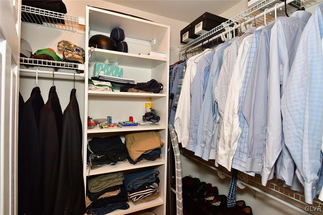 820 Texas Road Easton, PA 18042 - Photo 26 of 41 a view of walk in closet with clothes and shoes
