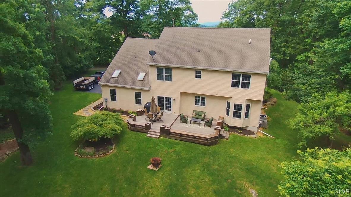 820 Texas Road Easton, PA 18042 - Photo 40 of 41 a aerial view of a house with table and chairs
