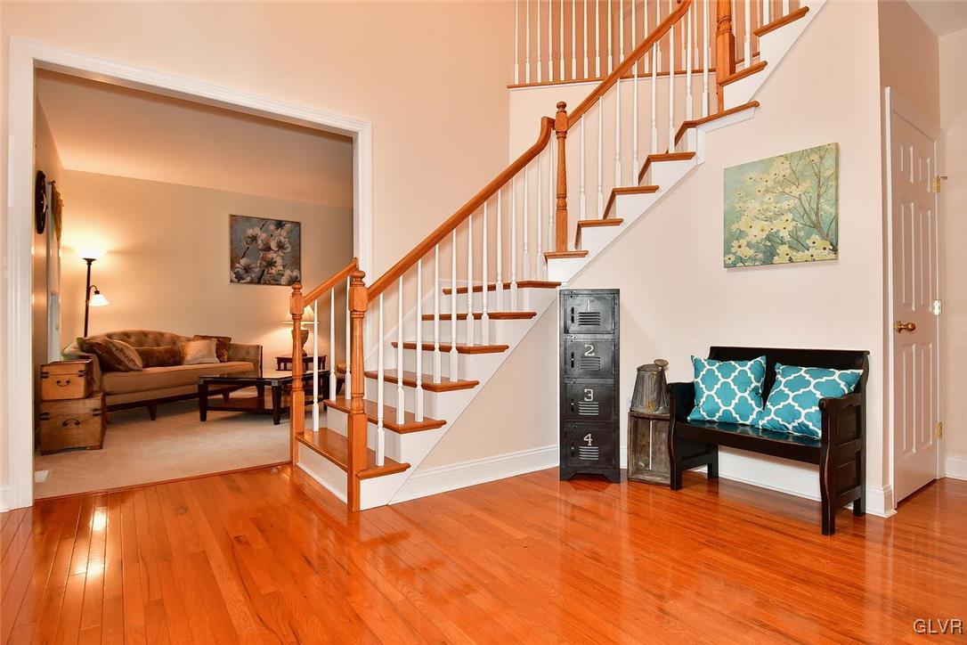 820 Texas Road Easton, PA 18042 - Photo 5 of 41 a view of entryway and hall with wooden floor