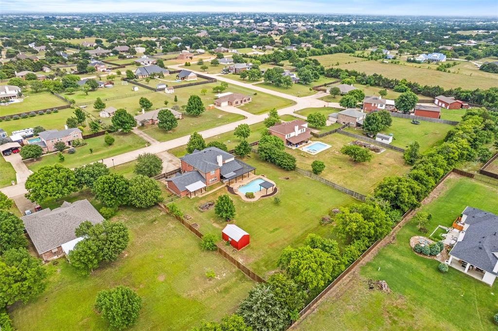 3931 Alpha Way Midlothian, TX 76065 - Photo 32 of 33 an aerial view of residential houses with outdoor space