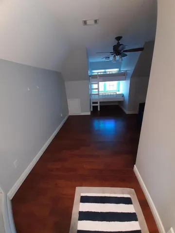 a view of a yard with an outdoor space