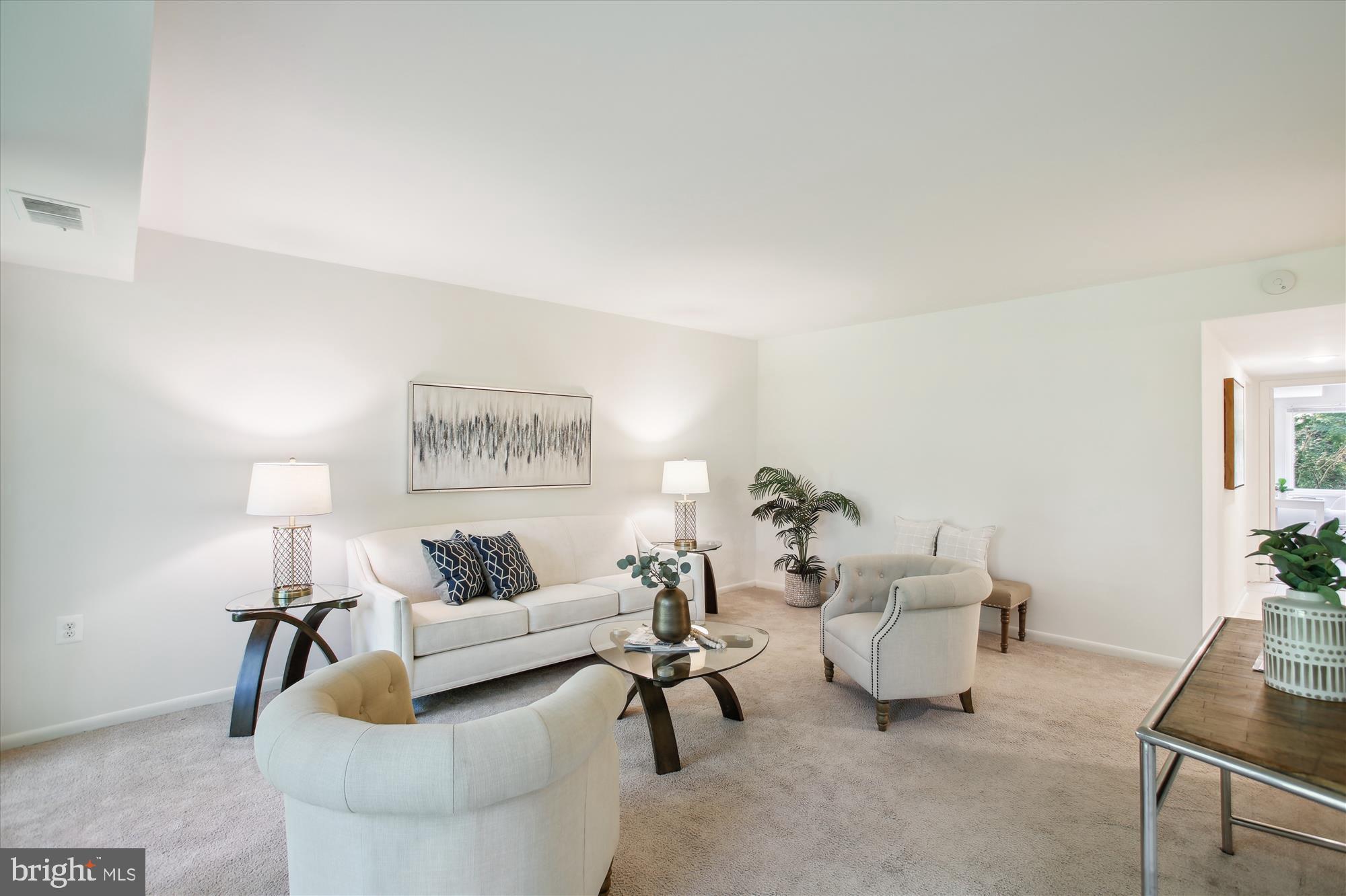 1408 Northgate Square, Unit 12B Reston, VA 20190 - Photo 4 of 31 Second View of Living Room