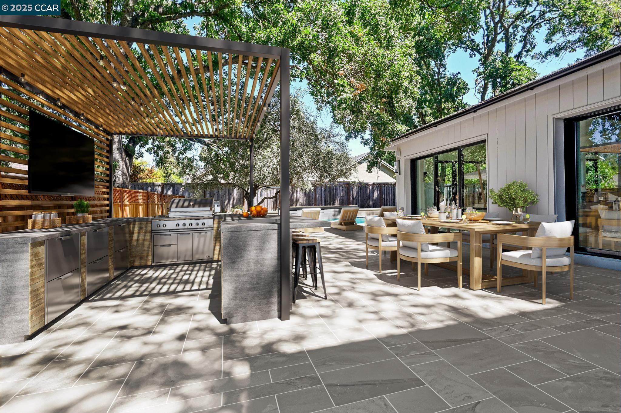 11 Willowmere Road Danville, CA 94526 - Photo 53 of 58 a outdoor space with lots of table and chairs