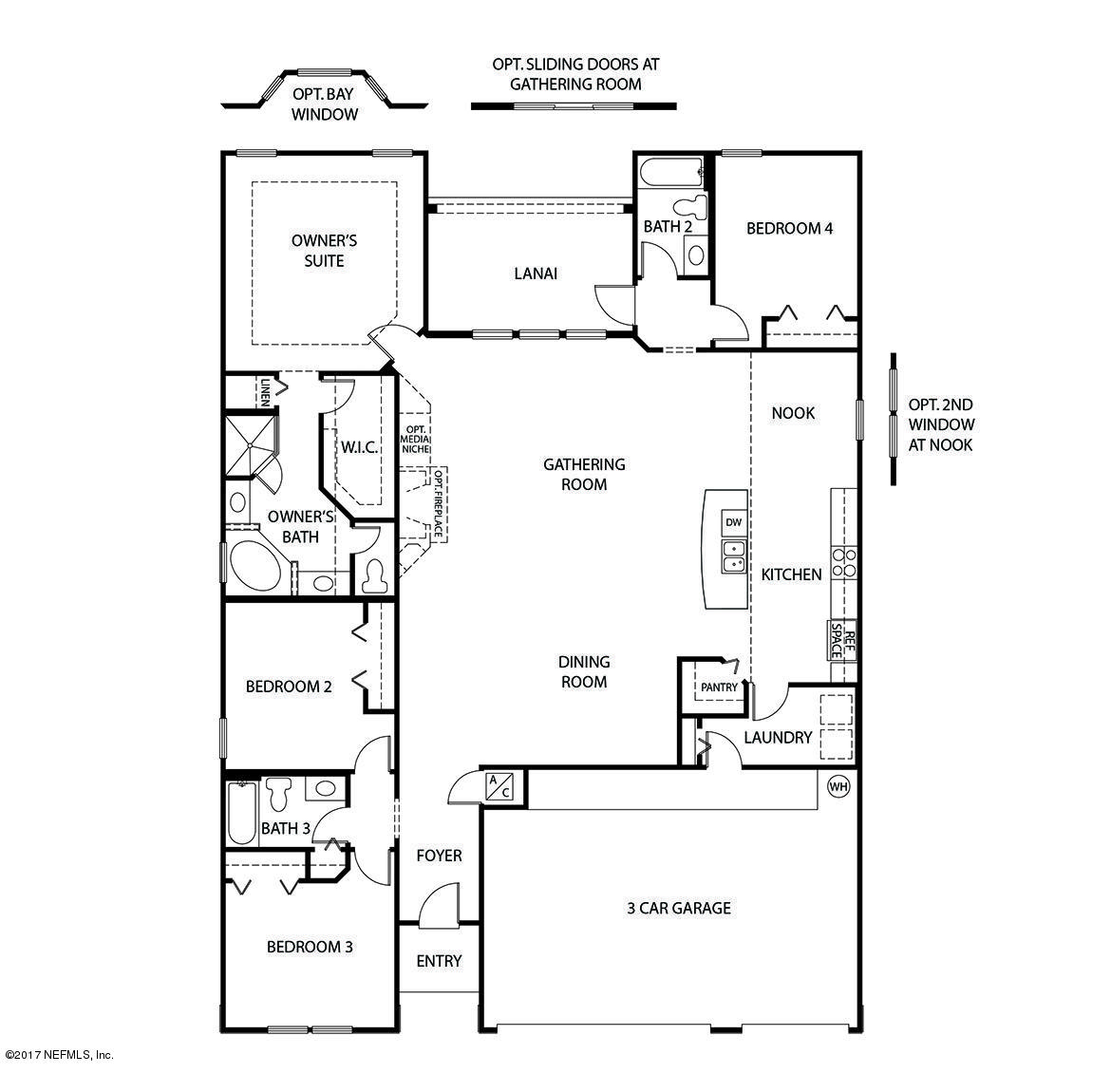 504 Split Oak Road St. Augustine, FL 32092 - Photo 41 of 41 Destin Floorplan Web