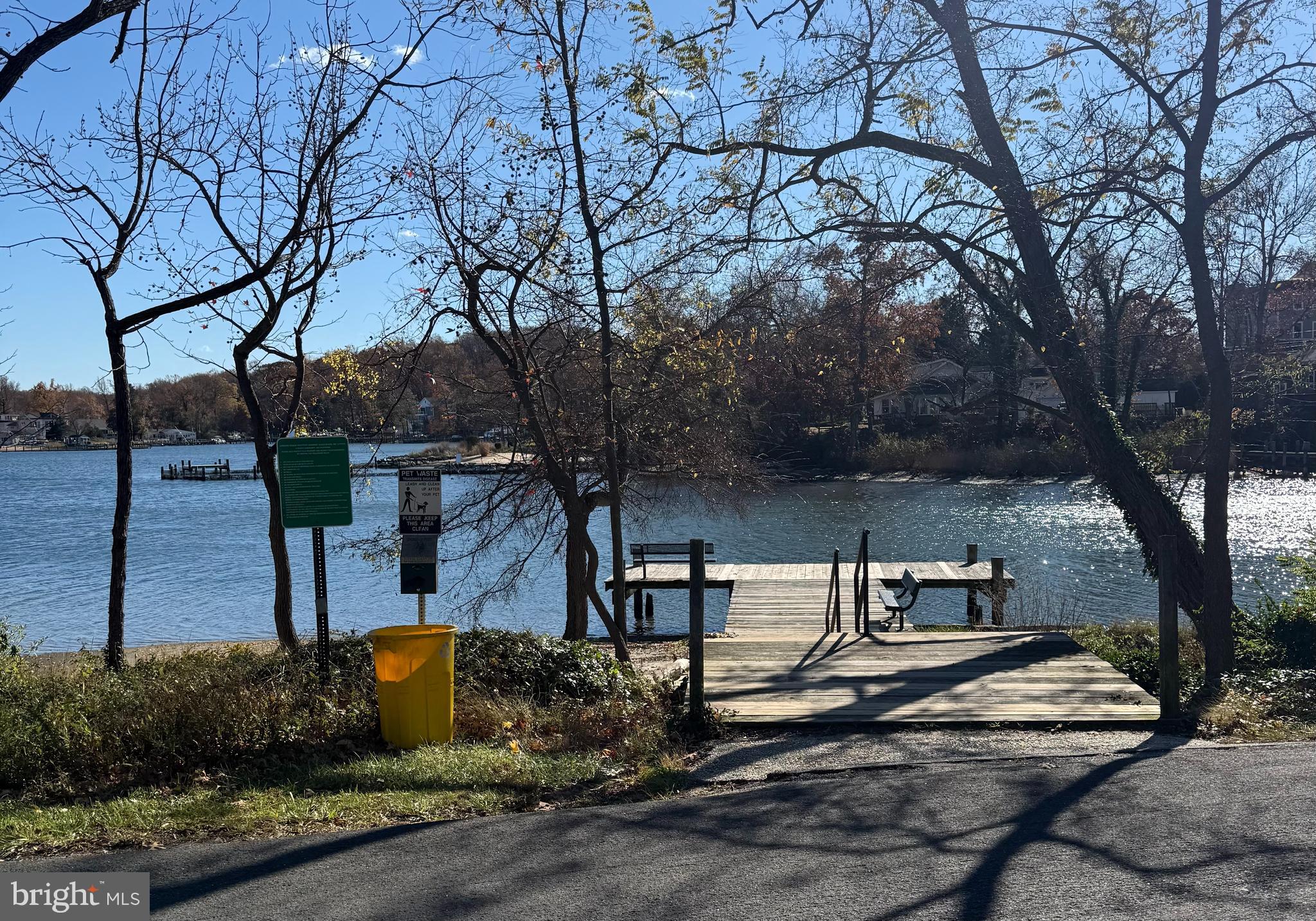 1617 Midland Road Edgewater, MD 21037 - Photo 36 of 41 Bench/Dock at end of Midland Road