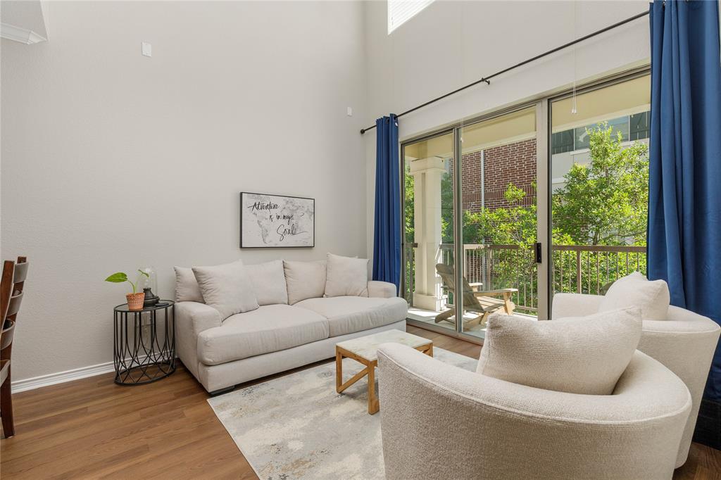 2104 Azure Pointe Richardson, TX 75080 - Photo 6 of 28 a living room with furniture and a large window