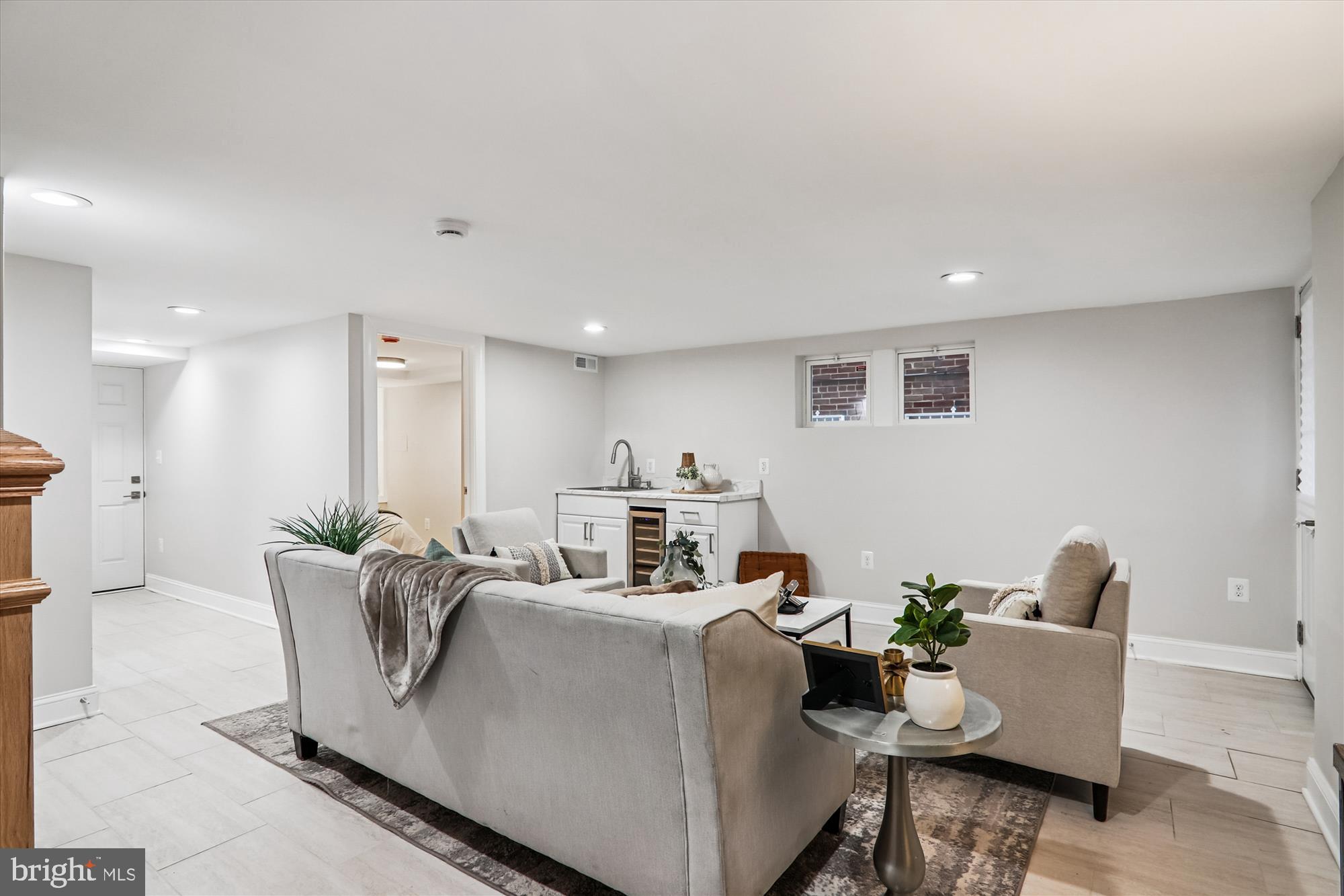 1374 Rittenhouse Street Northwest Washington, DC 20011 - Photo 24 of 30 a living room with furniture and a couch