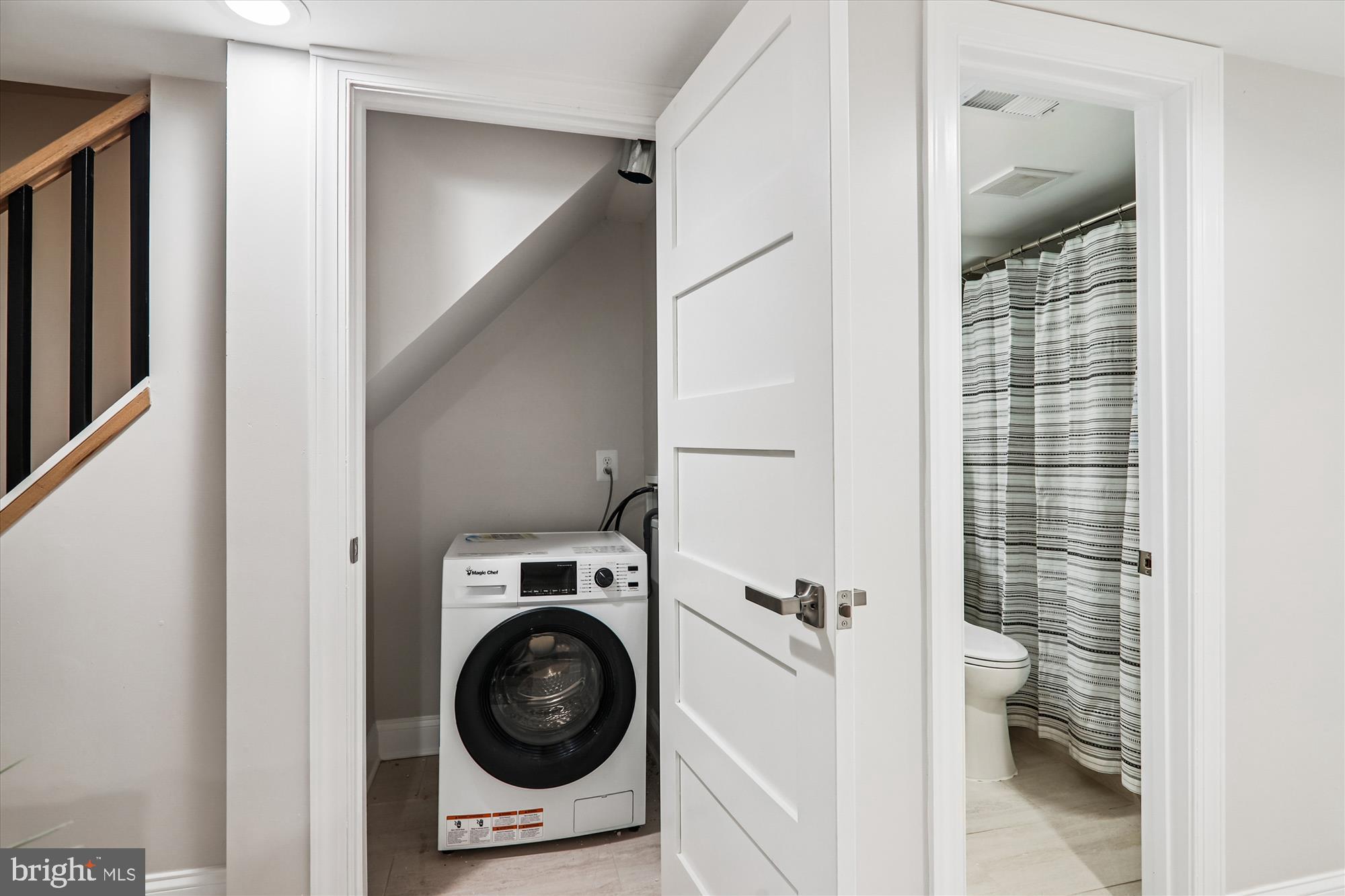 1374 Rittenhouse Street Northwest Washington, DC 20011 - Photo 28 of 30 a view of bathroom and utility room