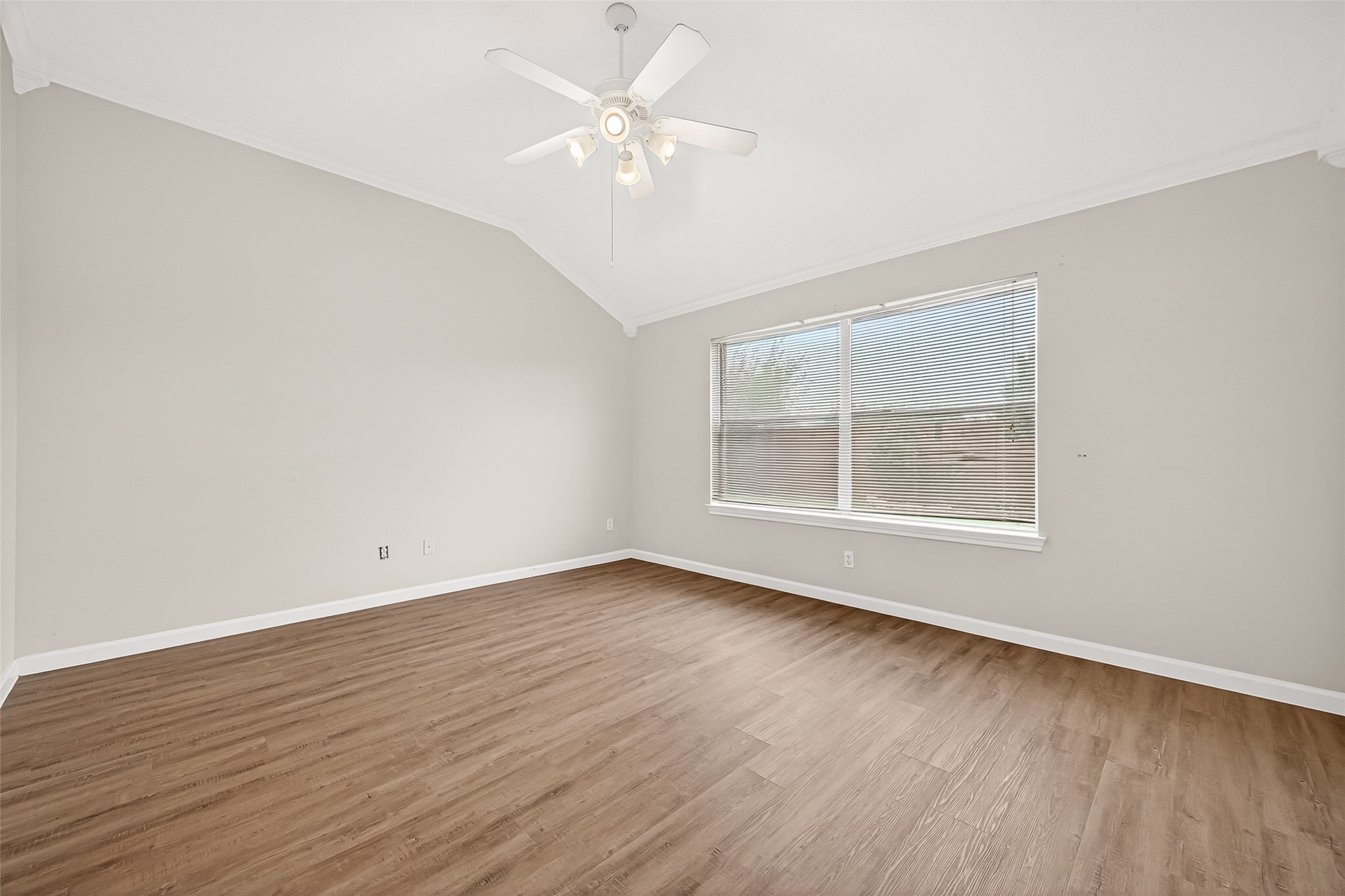5517 Autumn Ash Lane Rosharon, TX 77583 - Photo 27 of 50 wooden floor in an empty room with a window