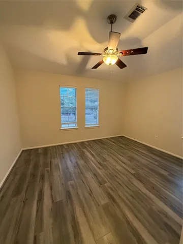wooden floor in an empty room