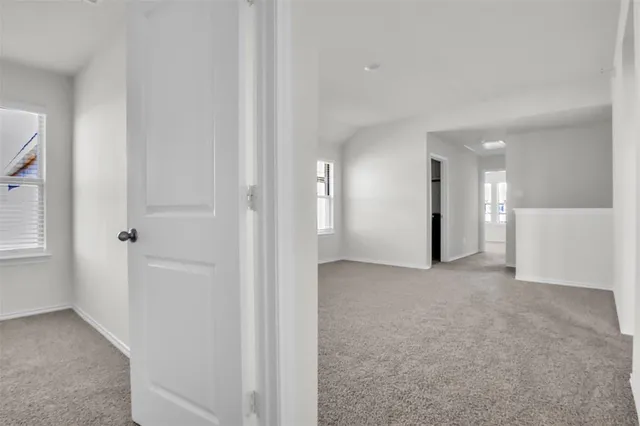 a view of a hallway with a hallway