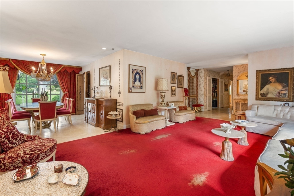 65 Lagrange Street Brookline, MA 02467 - Photo 3 of 39 a living room with furniture a rug and a large window