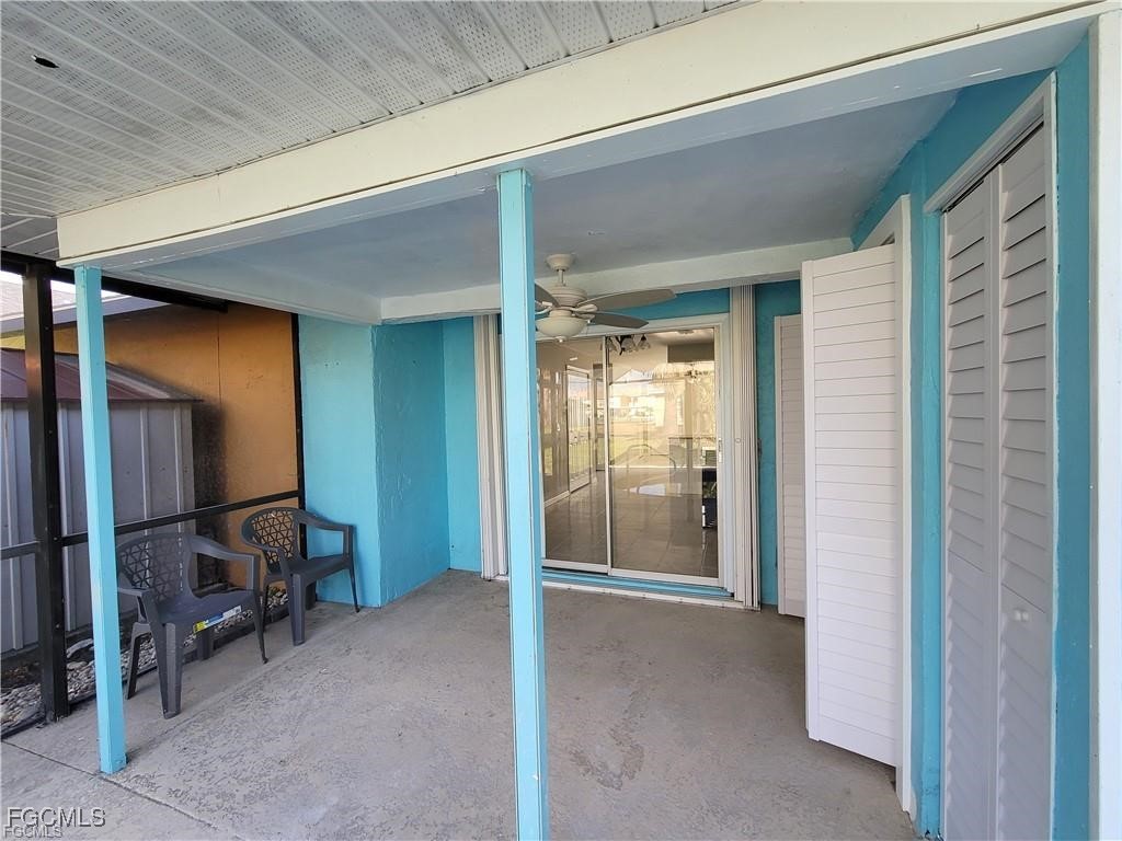 4530 Southwest 7th Place, Unit B Cape Coral, FL 33914 - Photo 15 of 18 a view of entryway with livingroom