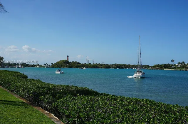 a view of a lake and outdoor space