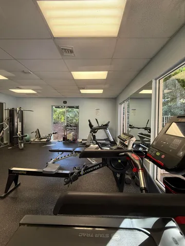 a view of a yard with an outdoor space