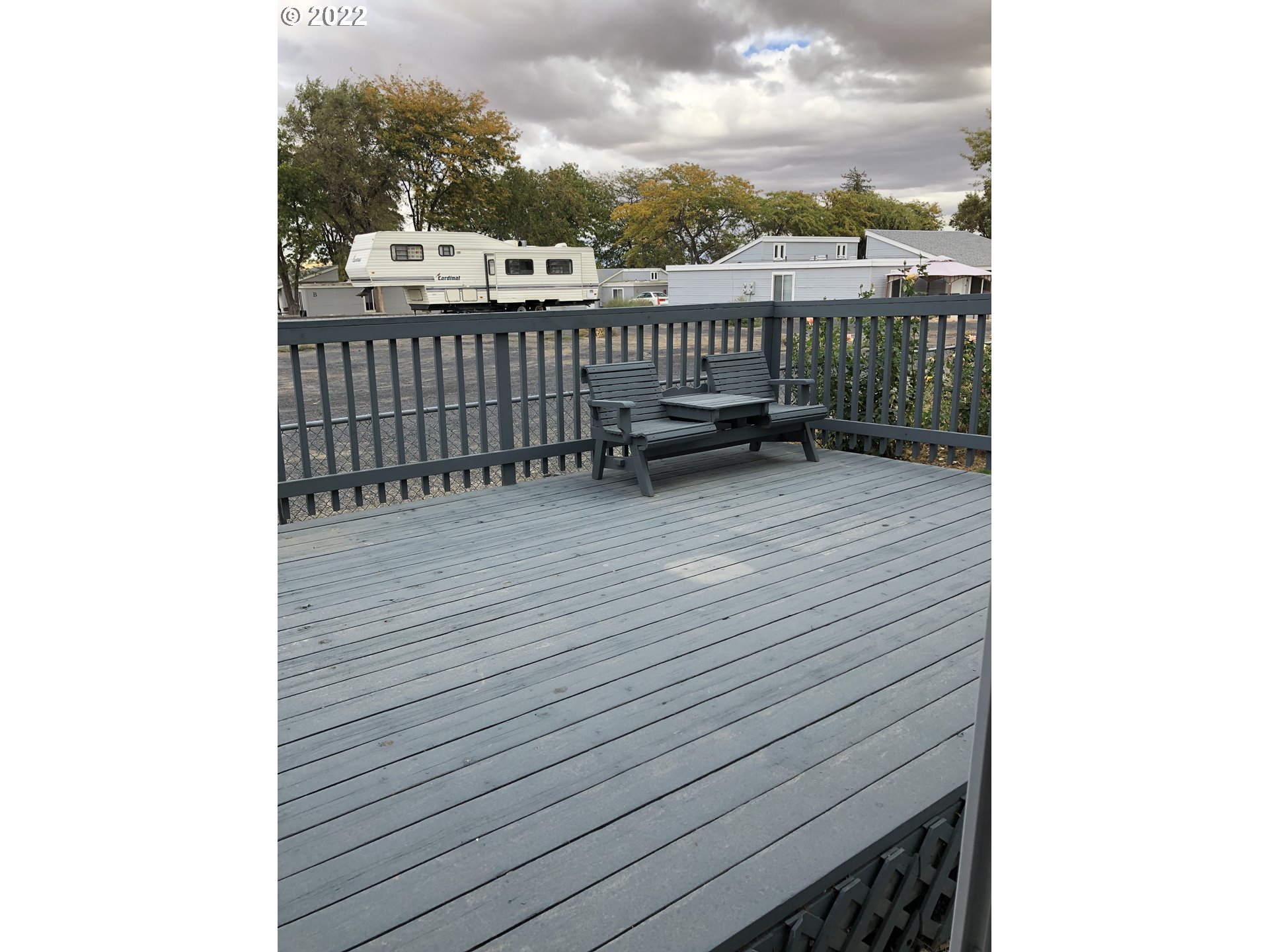 2806 Southwest Goodwin Avenue Pendleton, OR 97801 - Photo 14 of 32 a view of a roof with wooden floor
