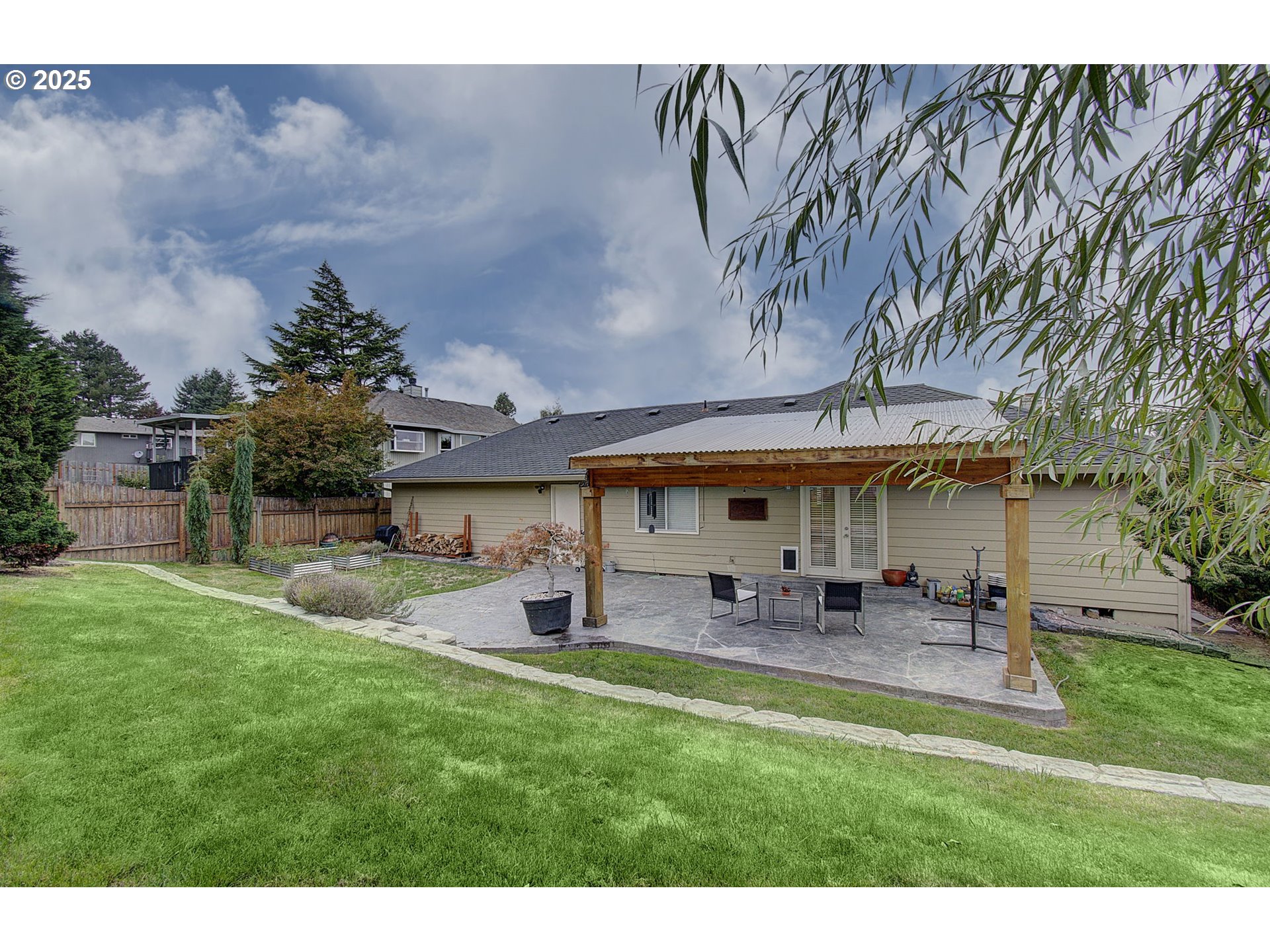 1402 Northwest 30th Avenue Camas, WA 98607 - Photo 32 of 33 a house view with a sitting space and garden