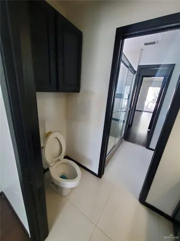 a bathroom with a toilet