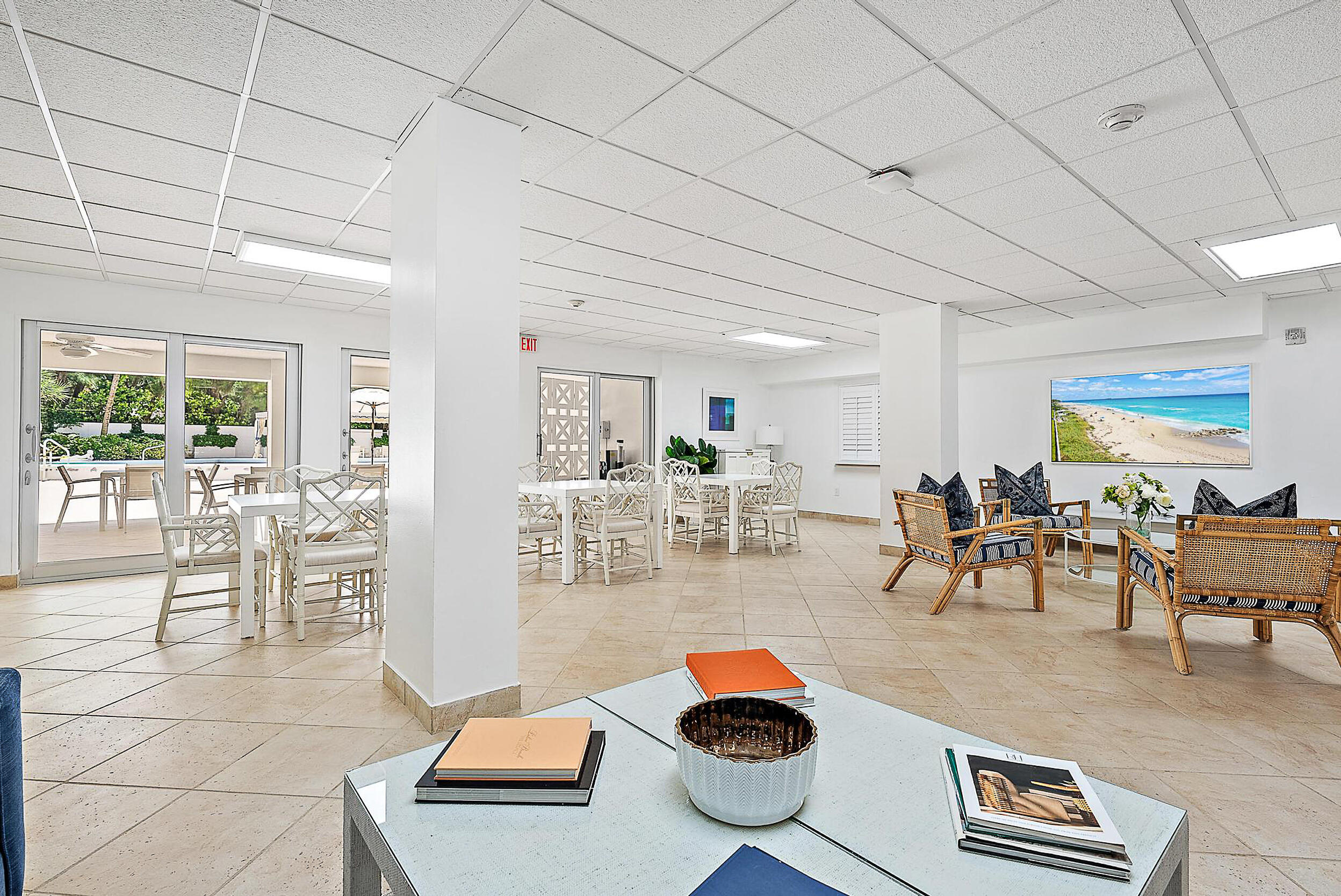 2780 South Ocean Boulevard, Unit 707 Palm Beach, FL 33480 - Photo 33 of 33 a living room with furniture and wooden floor
