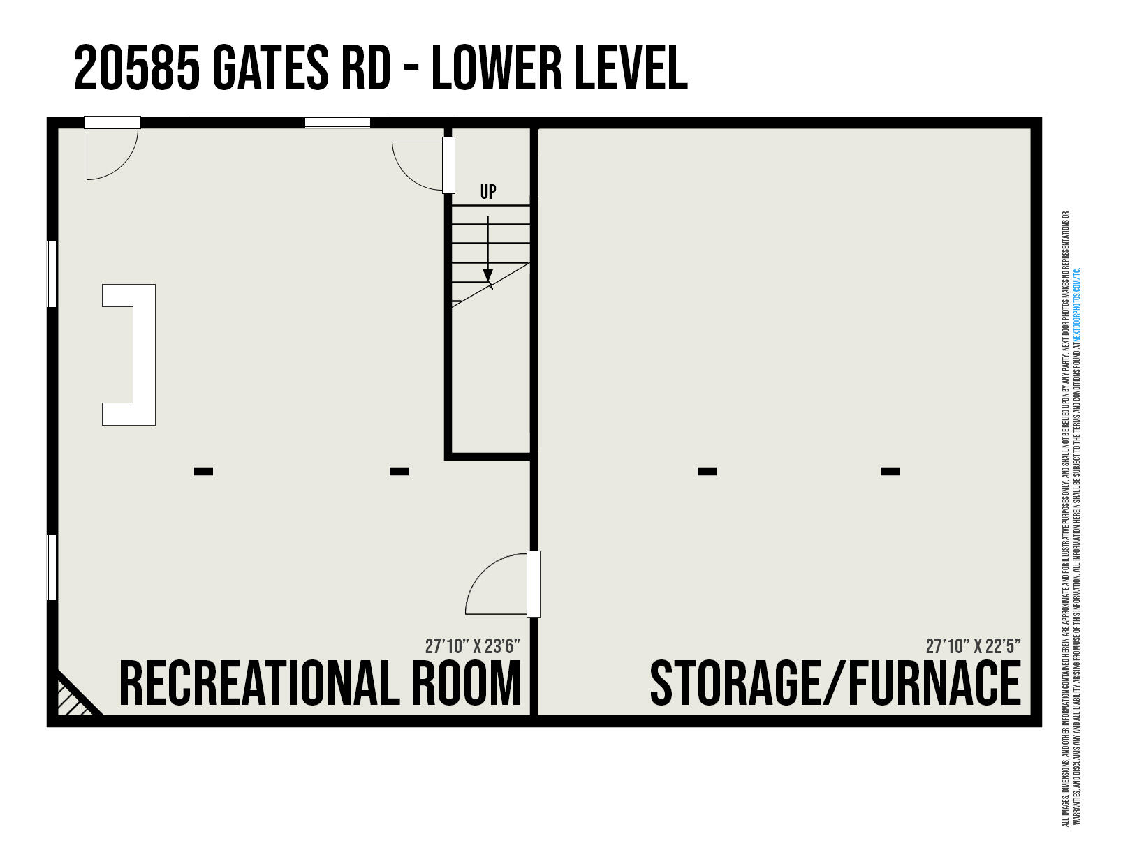 20585 Gates Road Howard City, MI 49329 - Photo 22 of 33 Lower Level