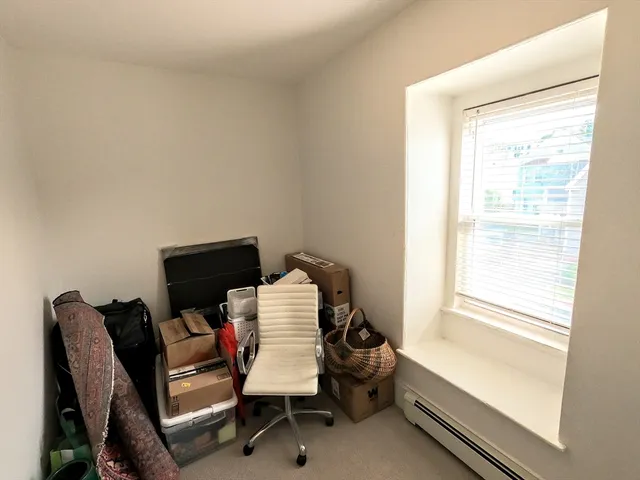 a view of a workspace with a window