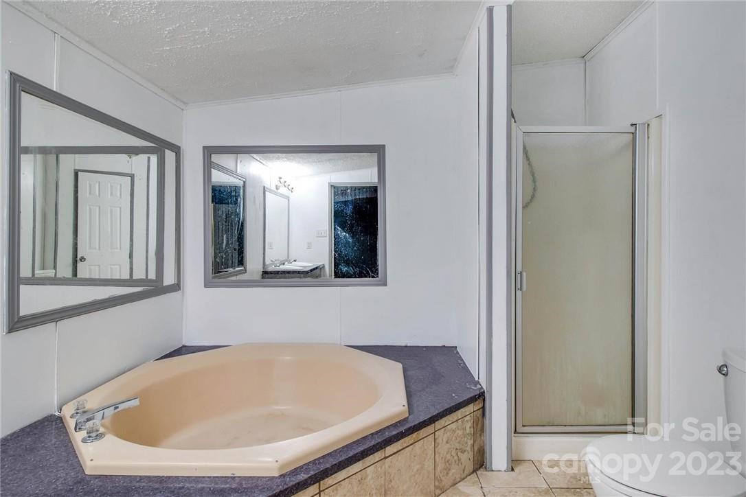 65 Hickory Nut Drive Mill Spring, NC 28756 - Photo 18 of 24 a bathroom with a tub and mirror
