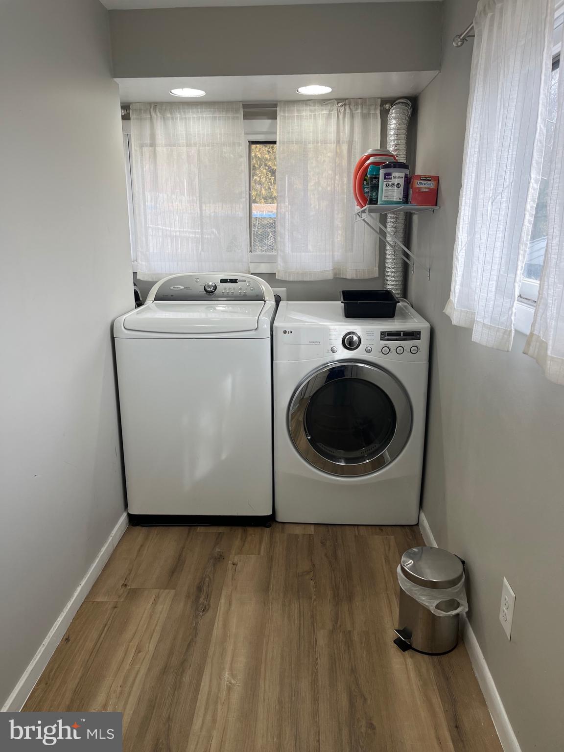 936 Wood Road Feasterville-Trevose, PA 19053 - Photo 12 of 29 a utility room with dryer and washer