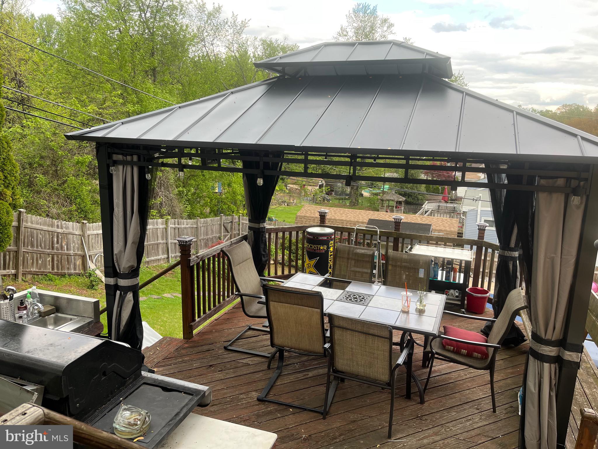 936 Wood Road Feasterville-Trevose, PA 19053 - Photo 29 of 29 a view of backyard with outdoor seating and plants