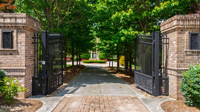 a childrens park with lots of trees