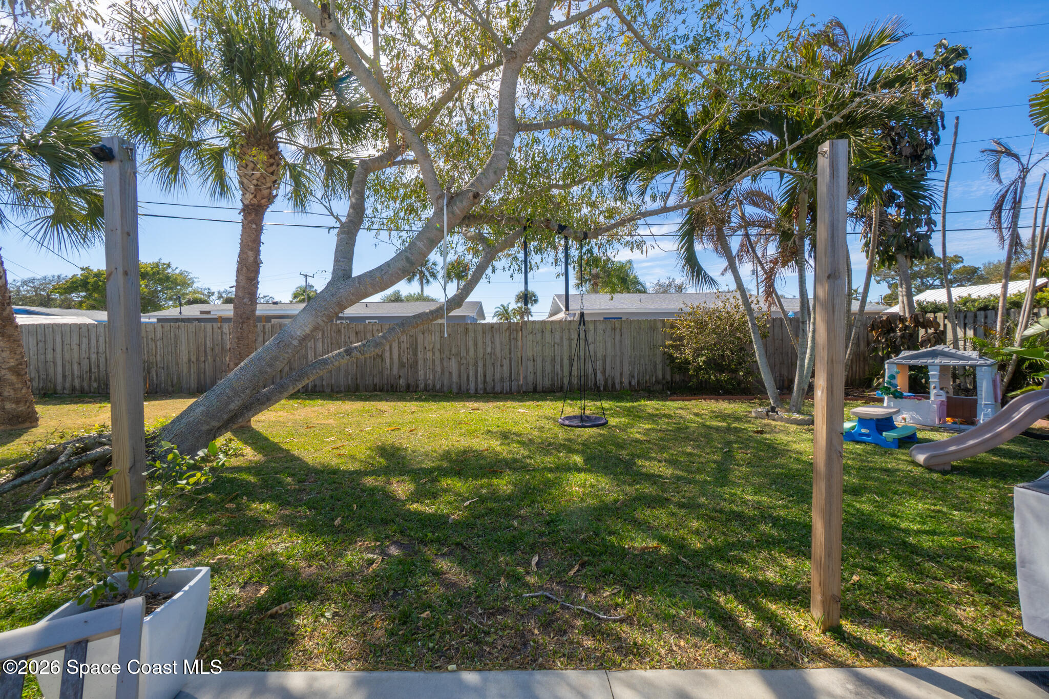 740 Java Road Cocoa Beach, FL 32931 - Photo 18 of 42 Fully-Fenced Backyard
