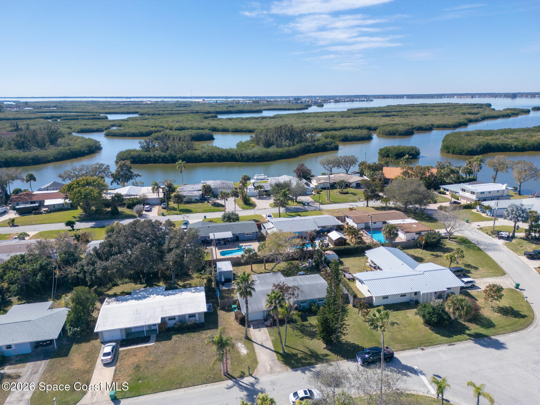 740 Java Road Cocoa Beach, FL 32931 - Photo 21 of 42 Aerial View