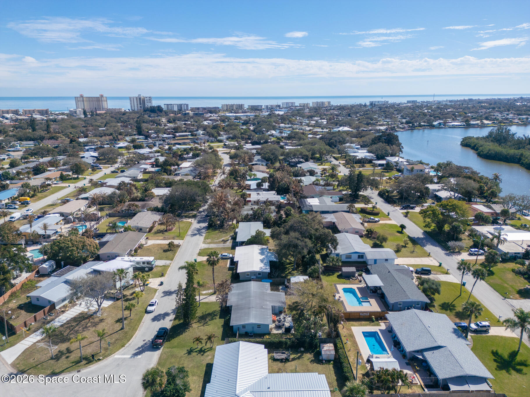 740 Java Road Cocoa Beach, FL 32931 - Photo 37 of 40 an aerial view of a city