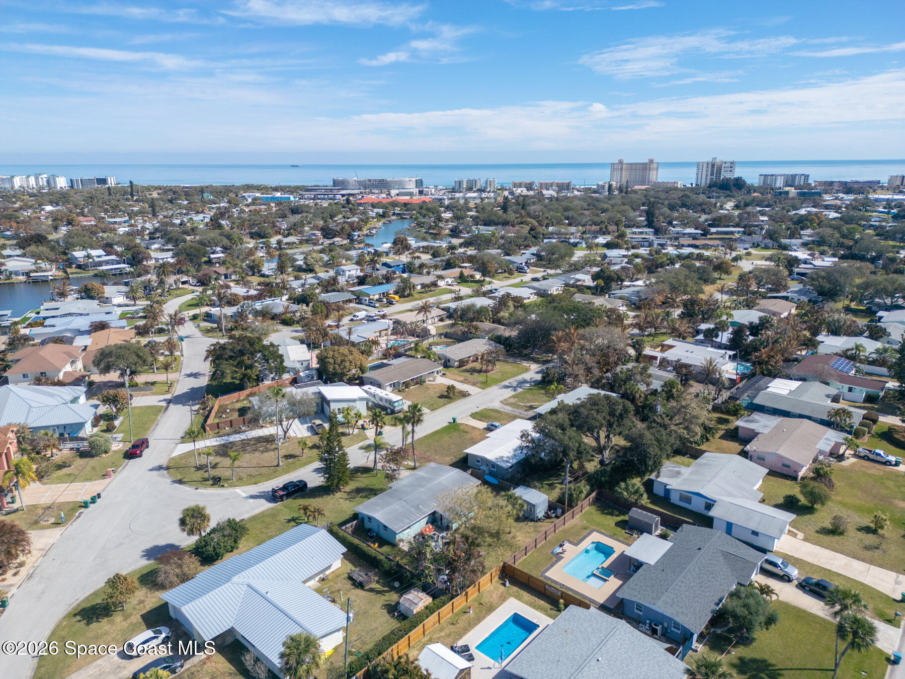 740 Java Road Cocoa Beach, FL 32931 - Photo 40 of 42 Aerial View